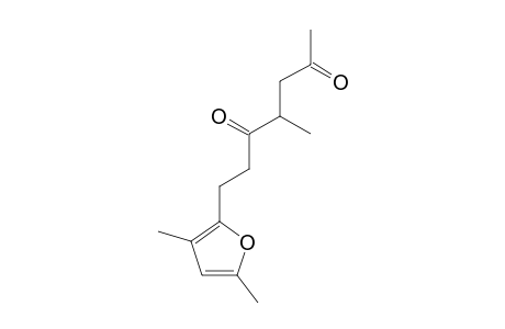 2-(4-METHYL-3,6-DIOXO-HEPTYL)-3,5-DIMETHYL-FURAN
