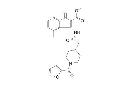 methyl 3-({[4-(2-furoyl)-1-piperazinyl]acetyl}amino)-4-methyl-1H-indole-2-carboxylate