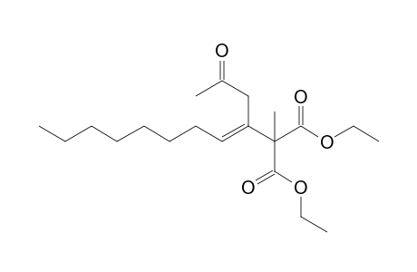 (E)-4-(1',1'-Bis(ethoxycarbonyl)ethyl)-4-dodecen-2-one
