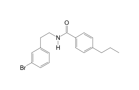 3-Bromophenethylamine 4-propylbenzoyl
