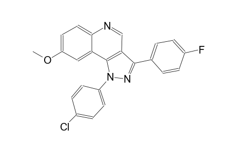 1-(4-chlorophenyl)-3-(4-fluorophenyl)-8-methoxy-1H-pyrazolo[4,3-c]quinoline