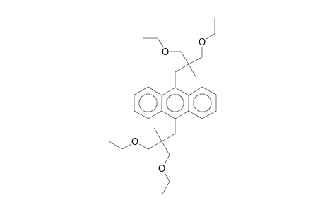 Anthracene, 9,10-bis(2,2-bis(ethoxymethyl)-1-propyl)-