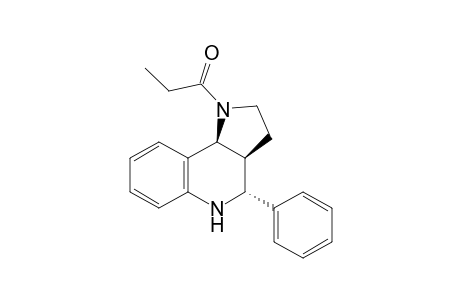 1-((3aS,4R,9bS)-4-Phenyl-2,3,3a,4,5,9b-hexahydro-pyrrolo[3,2-c]quinolin-1-yl)-propan-1-one