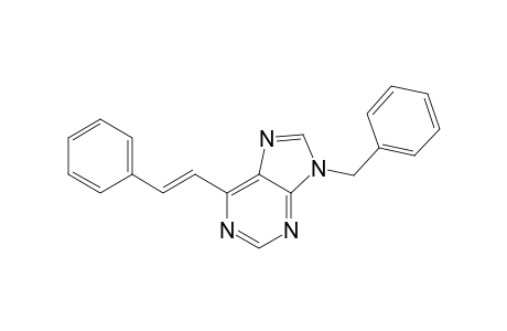 6-[(E)-2-phenylethenyl]-9-(phenylmethyl)purine