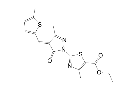 5-thiazolecarboxylic acid, 2-[(4E)-4,5-dihydro-3-methyl-4-[(5-methyl-2-thienyl)methylene]-5-oxo-1H-pyrazol-1-yl]-4-methyl-, ethyl ester