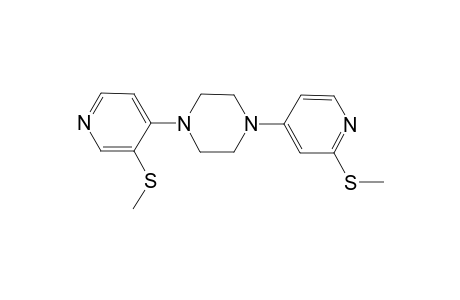 N,N-bis[2'-(Methylthio)pyrid-4'-yl]-1,4-piperazine