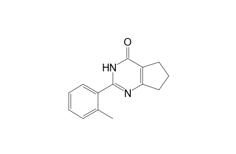 2-(2-Methylphenyl)-5H-6,7-dihydrocyclopenta[d]pyrimidin-4(3H)one