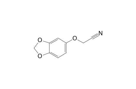 Acetonitrile, (1,3-benzodioxol-5-yloxy)-