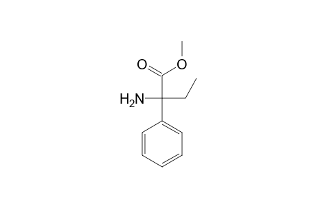 Butyric acid, 2-amino-2-phenyl-, methyl ester