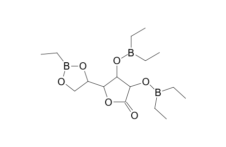 3,4-bis(diethylboranyloxy)-5-(2-ethyl-1,3,2-dioxaborolan-4-yl)-2-oxolanone