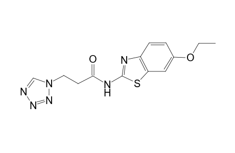 1H-1,2,3,4-Tetrazole-1-propanamide, N-(6-ethoxy-1,3-benzothiazol-2-yl)-
