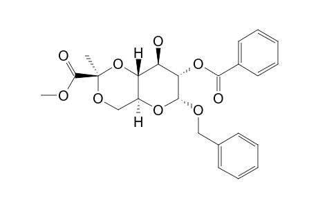 BENZYL-2-O-BENZOYL-4,6-O-[(S)-1-(METHOXYCARBONYL)-ETHYLIDENE]-ALPHA-D-GLUCOPYRANOSIDE