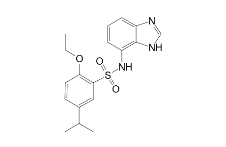 Benzenesulfonamide, N-(1H-1,3-benzimidazol-7-yl)-2-ethoxy-5-(1-methylethyl)-