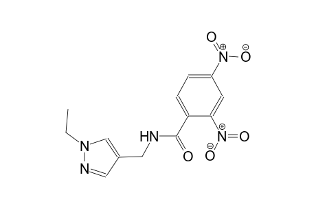 N-[(1-ethyl-1H-pyrazol-4-yl)methyl]-2,4-dinitrobenzamide