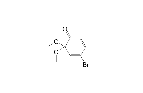 4-Bromo-6,6-dimethoxy-3-methyl-2,4-cyclohexadien-1-one