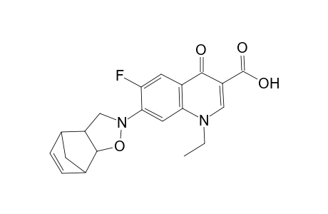 1-Ethyl-6-fluoro-7-(3-oxa-4-aza-tricyclo[5.2.1.0*2,6*]dec-8-en-4-yl)-4-oxo-1,4-dihydro-quinoline-3-carboxylic acid