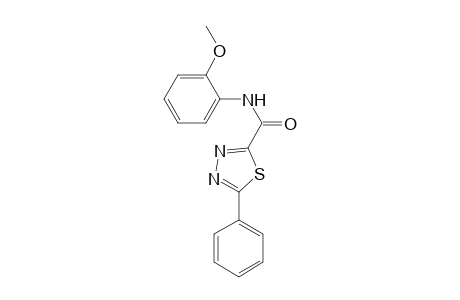 N-(2-methoxyphenyl)-5-phenyl-1,3,4-thiadiazole-2-carboxamide