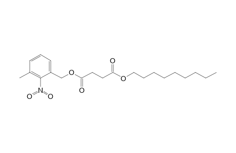 Succinic acid, 3-methyl-2-nitrobenzyl nonyl ester