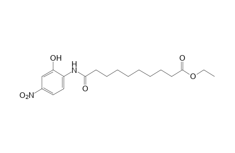 9-[(2-hydroxy-4-nitrophenyl)carbamoyl]nonanoic acid, ethyl ester