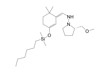 (2S)-1-[[(1R)-6,6-Dimethyl-3-[(dimethylthexylsilyl)oxy]-2-cyclohexenyl]methylene]amino]-2-(methoxymethyl)pyrrolidine