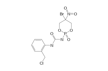 N-(2-CHLOROMETHYLPHENYL)-N'-[5-BROMO-5-NITRO-2-OXIDO-1,3,2-DIOXAPHOSPHORINANE-2-YL]-UREA