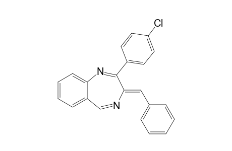 3-Benzylidene-2-(4-chlorophenyl)-3H-1,4-benzodiazepine