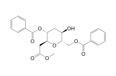 [(2S,3R,5R,6S)-5-benzoyloxy-3-hydroxy-6-(2-methoxy-2-oxo-ethyl)tetrahydropyran-2-yl]methyl benzoate