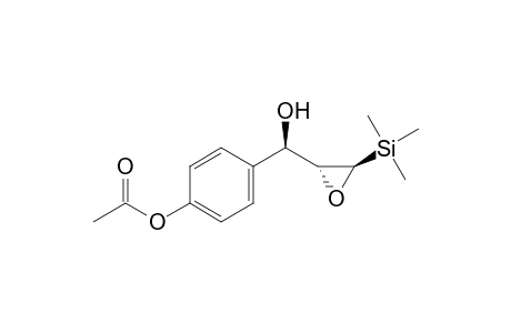 (1R,2R,3R)-4-(1-Hydroxy-2,3-epoxy-3-trimethylsilylpropyl)phenyl acetate