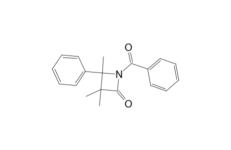 1-Benzoyl-3,3,4-trimethyl-4-phenyl-2-azetidinone