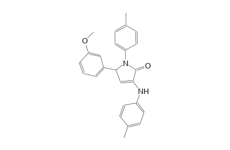 5-(3-methoxyphenyl)-1-(4-methylphenyl)-3-(4-toluidino)-1,5-dihydro-2H-pyrrol-2-one