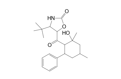 1,3-Dimethyl-5-phenyl-6-[(4-tert-butyl-2-oxotetrahydrooxazol-5-yl)carbonyl]cyclohexanol