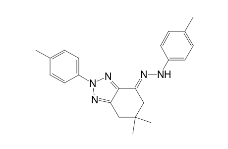 4H-Benzotriazol-4-one, 2,5,6,7-tetrahydro-6,6-dimethyl-2-(4-methylphenyl)-, (4-methylphenyl)hydrazone