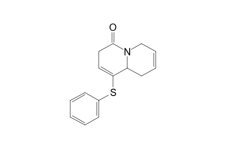 (+-)-1-Phenylsulfanyl-3,6,9,9a-tetrahydroquinolizin-4-one