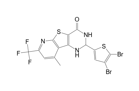 2-(4,5-dibromo-2-thienyl)-9-methyl-7-(trifluoromethyl)-2,3-dihydropyrido[3',2':4,5]thieno[3,2-d]pyrimidin-4(1H)-one