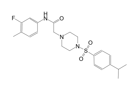 1-piperazineacetamide, N-(3-fluoro-4-methylphenyl)-4-[[4-(1-methylethyl)phenyl]sulfonyl]-