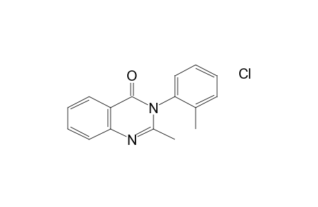 2-Methyl-3-(2-methylphenyl)-4(3H)-quinazolinone hydrochloride