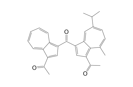 1-{3-[(3-Acetylazulen-1-yl)carbonyl]-5-isopropyl-8-methylazulen-1-yl}ethanone