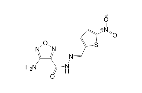 4-amino-N'-[(E)-(5-nitro-2-thienyl)methylidene]-1,2,5-oxadiazole-3-carbohydrazide