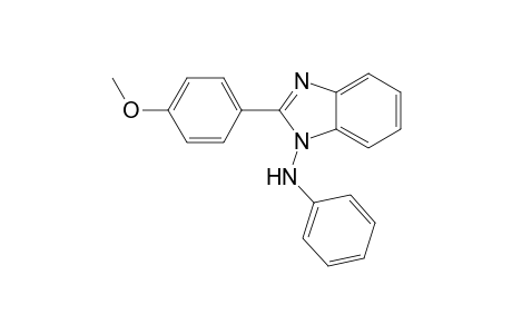1-Anilino-2-p-(methoxyphenyl)benzimidazole