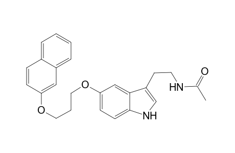 N-(2-{5-[3-(Naphthalen-2-yloxy)propoxy]-1H-indol-3-yl}-ethyl)acetamide