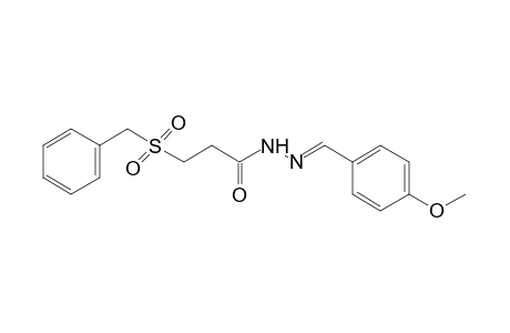 3-(benzylsulfonyl)propionic acid, (p-methoxybenzylidene)hydrazide