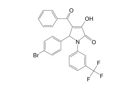 4-Benzoyl-5-(4-bromo-phenyl)-3-hydroxy-1-(3-trifluoromethyl-phenyl)-1,5-dihydro-pyrrol-2-one