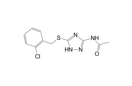 N-{3-[(2-chlorobenzyl)sulfanyl]-1H-1,2,4-triazol-5-yl}acetamide