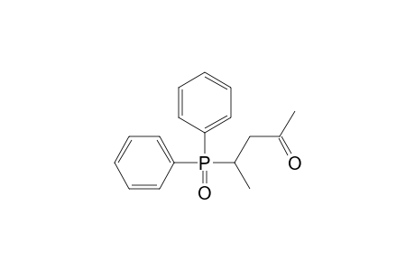 2-Pentanone, 4-(diphenylphosphinyl)-