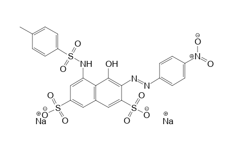 2,7-Naphthalenedisulfonic acid, 4-hydroxy-5-[[(4-methylphenyl)sulfonyl]amino]-3-[(4-nitrophenyl)azo]-, disodium salt