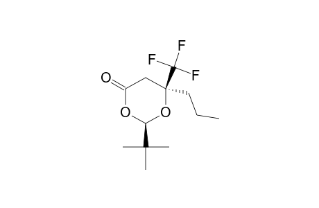 2R,6S-6-Propyl-2-(t-butyl)-6-(trifluoromethyl)-1,3-dioxan-4-one
