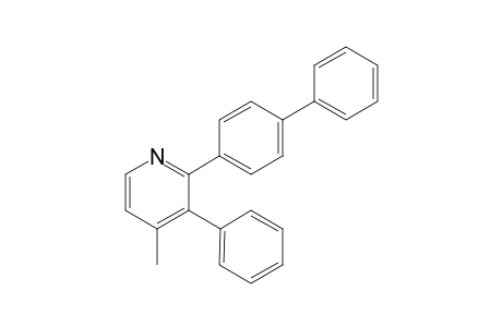 2-(p-Biphenylyl)-4-methyl-3-phenylpyridine
