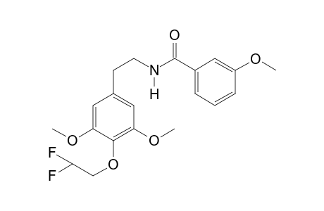 N-(2-[4-(2,2-Difluoroethoxy)-3,5-dimethoxyphenyl]ethyl)-3-methoxybenzamide