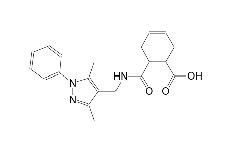 6-({[(3,5-dimethyl-1-phenyl-1H-pyrazol-4-yl)methyl]amino}carbonyl)-3-cyclohexene-1-carboxylic acid