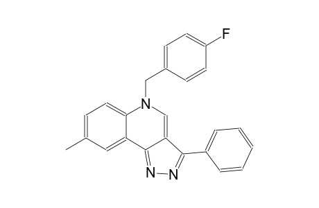 5H-pyrazolo[4,3-c]quinoline, 5-[(4-fluorophenyl)methyl]-8-methyl-3-phenyl-